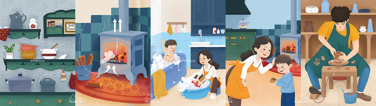 工作室成员作品-宇宙Nono（图ZMjQxMDcxODQ0） - 儿童插画 - 站酷设计师钟钟插画工作室原创素材 - 站酷ZCOOL