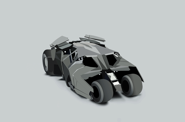 PS鼠绘_Batmobile(图ZMjYzOTAxNjg=) - 创作习作 - 站酷设计师荼蘼什茶原创素材 - 站酷ZCOOL