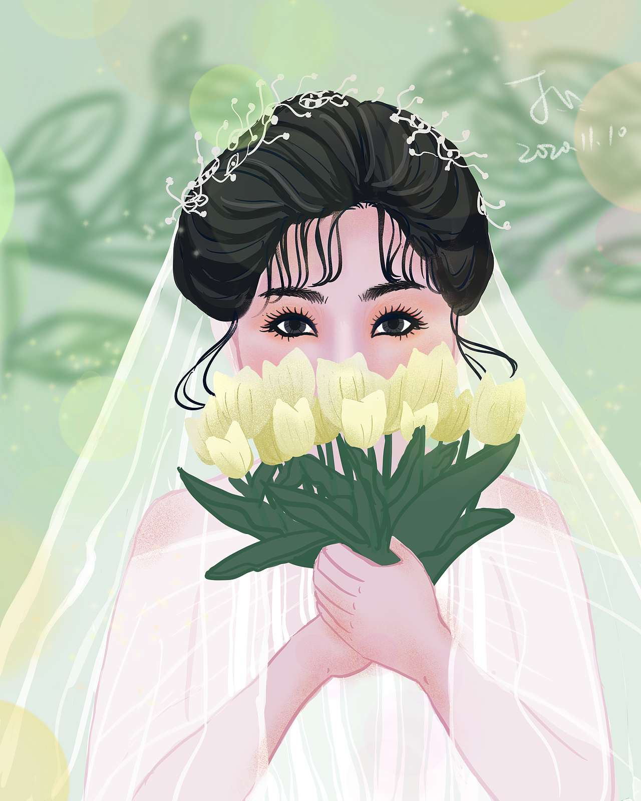 八月份—十二月份插画练习(2020)