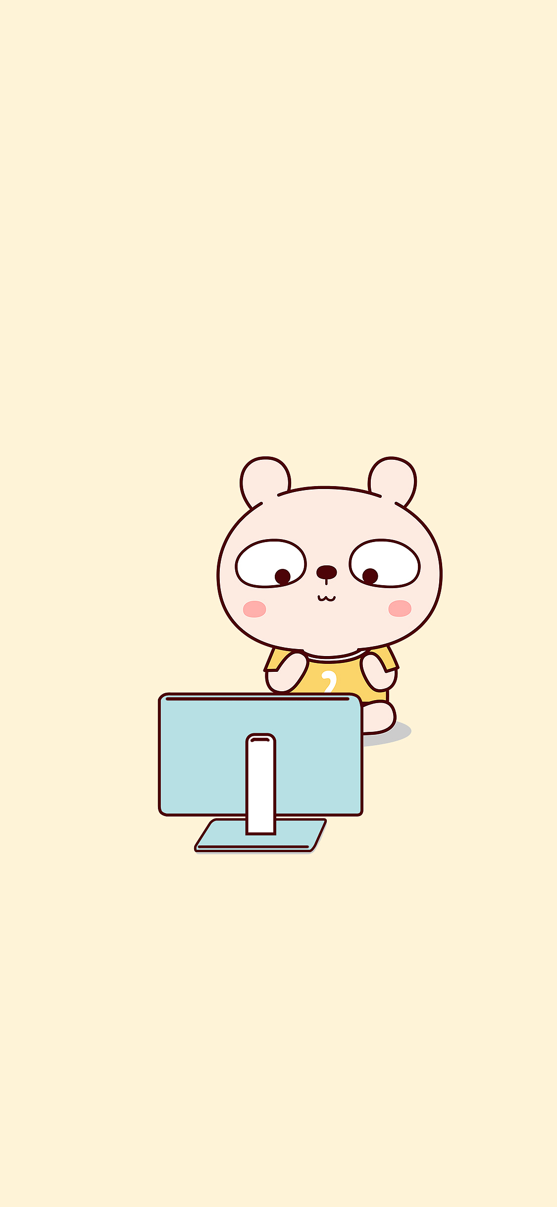 冷兔baby—手机壁纸（图ZMTE4NjU0NzMy） - 商业插画 - 站酷设计师冷兔同学原创素材 - 站酷ZCOOL