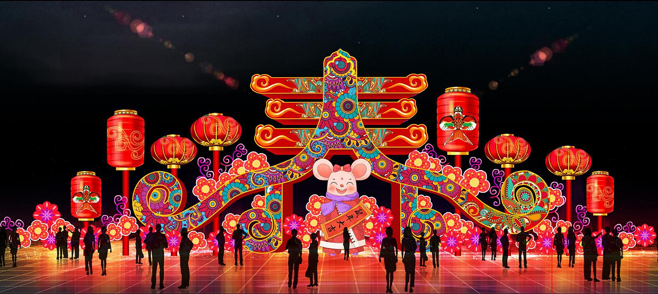 自贡花灯|其他|文案/策划|自贡润辰彩灯_原创作品-站酷zcool