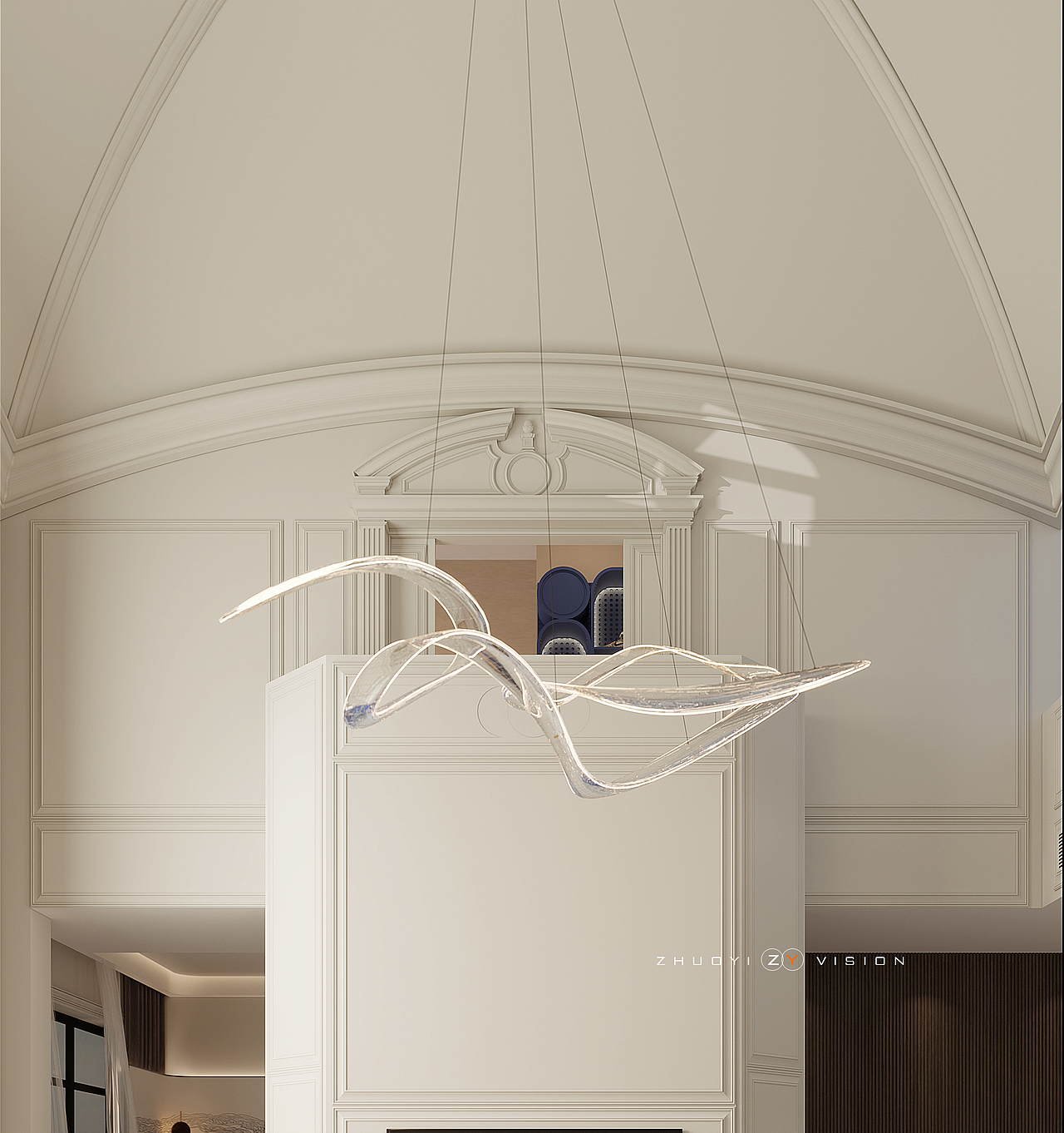 欧式诧寂混搭表现 cr6.0（图ZMjgwMTAyMzg0） - 家装设计 - 站酷设计师硺艺数字表现原创素材 - 站酷ZCOOL