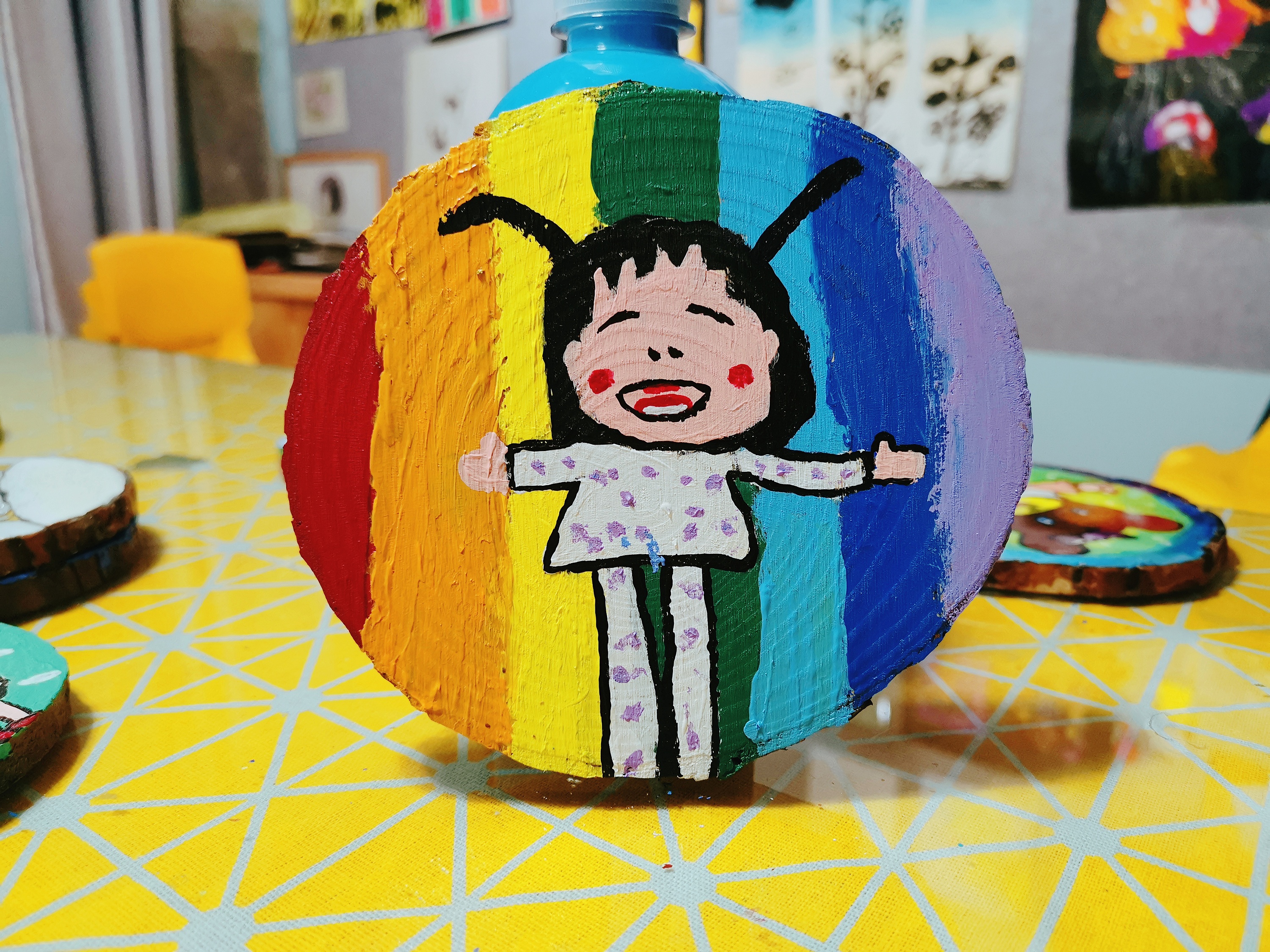 木片画 我看过的童话故事