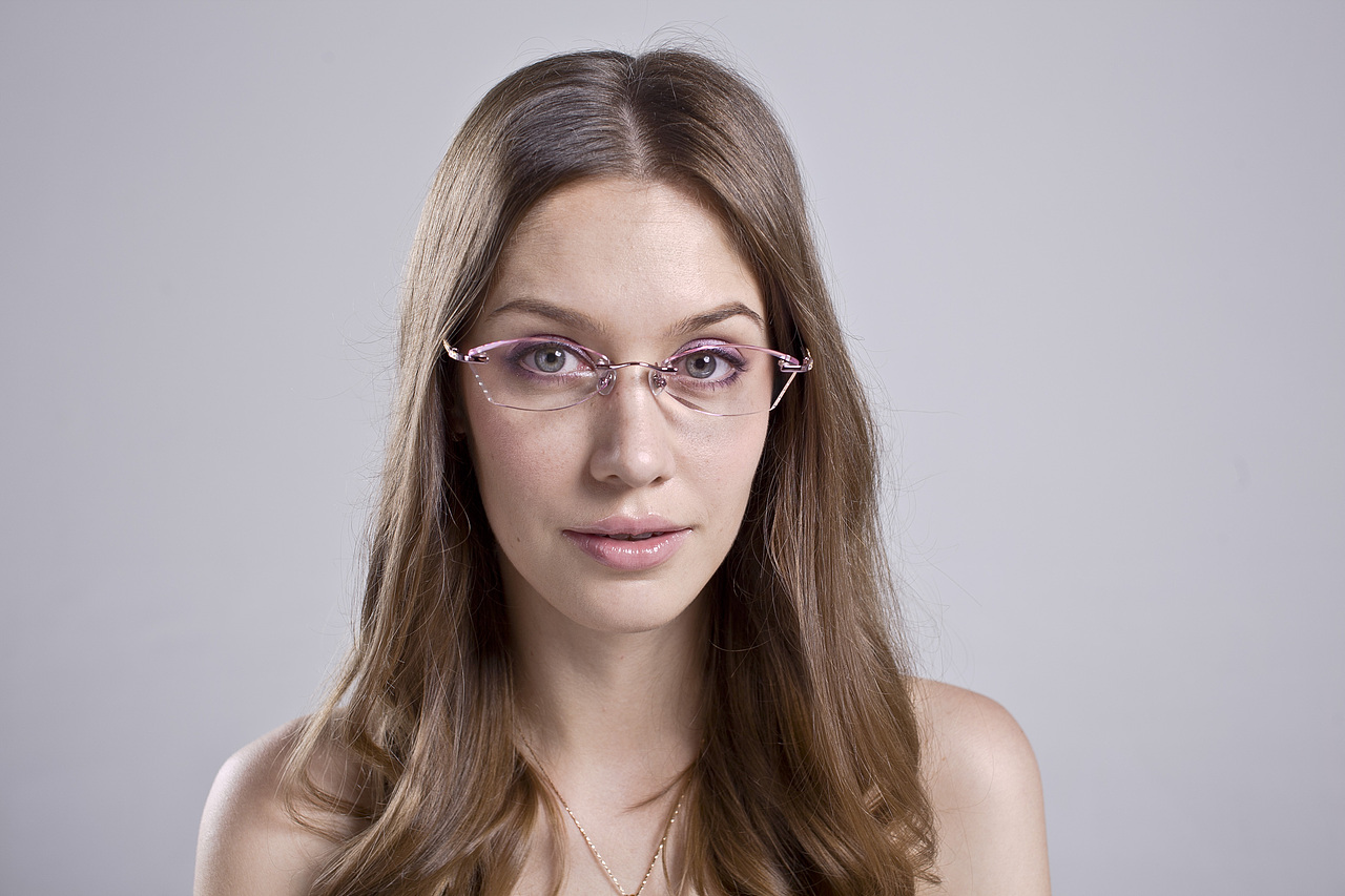 眼镜产品模特展示拍摄