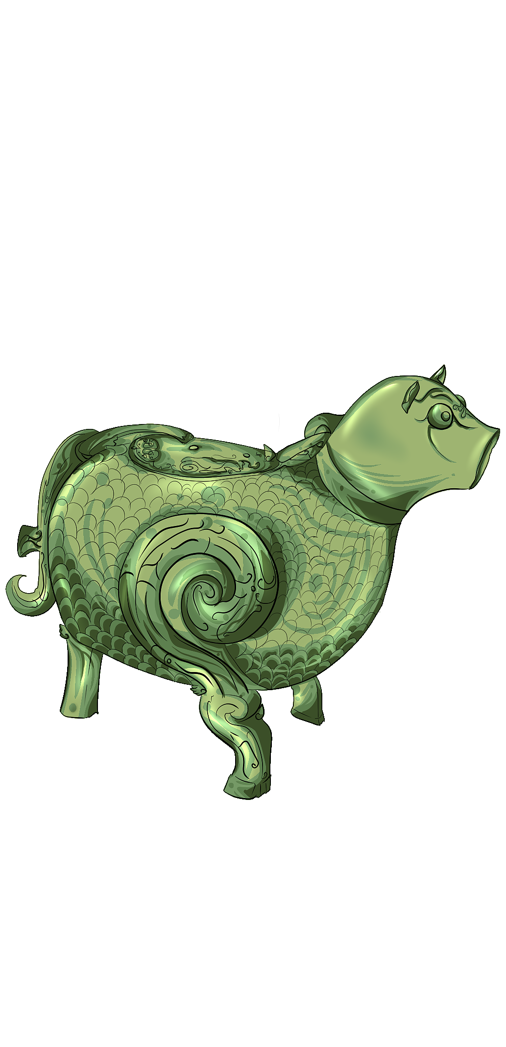 信阳博物馆卡牌设计手绘练习（图ZMjU1ODkyOTE2） - 艺术插画 - 站酷设计师无路拖拉曼原创素材 - 站酷ZCOOL