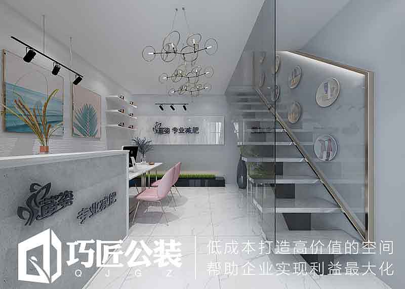 網(wǎng)紅美容院美甲店鋪裝修設(shè)計(jì)效果圖昆明裝修公司（圖ZMTMwNTE0MTYw） - 家裝設(shè)計(jì) - 站酷設(shè)計(jì)師生活如此簡(jiǎn)單1原創(chuàng)素材 - 站酷ZCOOL