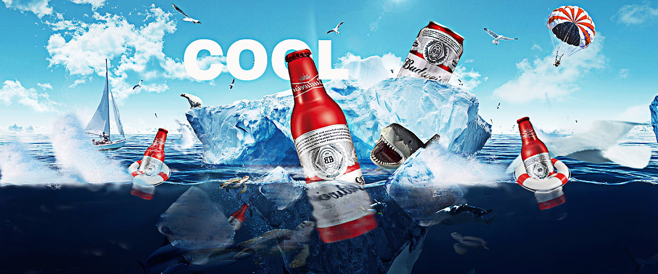 百威|平面|海报|alone鹿 - 原创作品 - 站酷 (zcool)