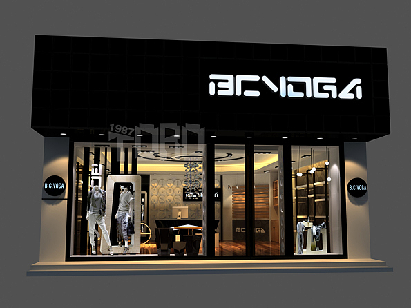 服饰专卖店（图ZMzgzMDAyOA==） - 其他三维 - 站酷设计师5号造景视觉工室原创素材 - 站酷ZCOOL