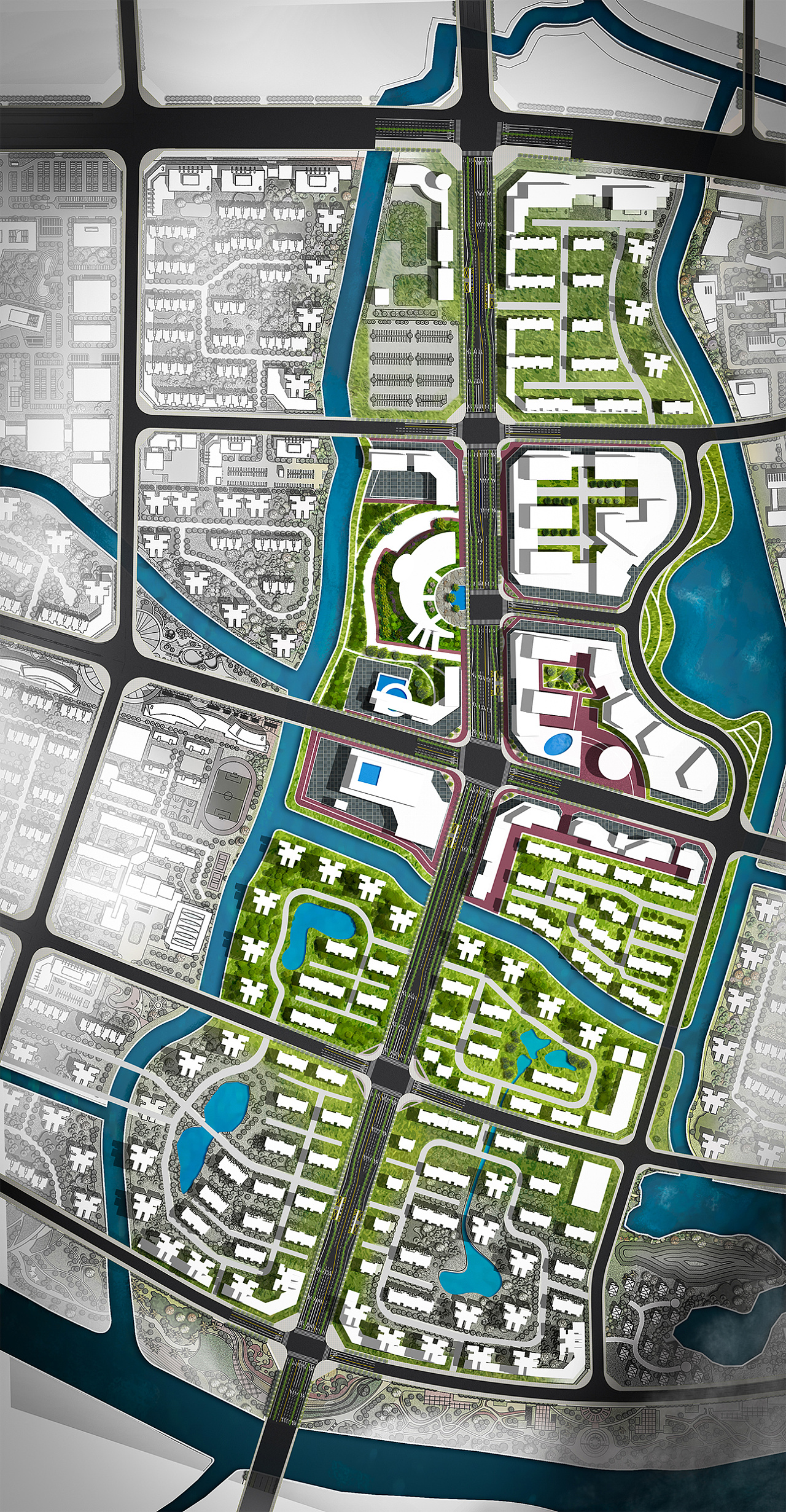 东风大道道路彩平