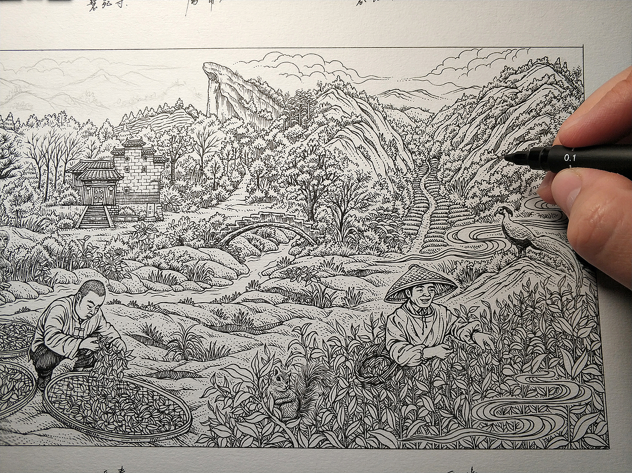 我为武夷瑞芳“玉树菁华”绘制的长卷插画(图ZMjg1NDI0MTgw) - 商业插画 - 站酷设计师傅淳强画者之旅原创素材 - 站酷ZCOOL