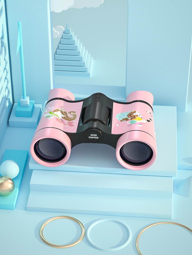 清让品牌-儿童望远镜|动画视频|三维宣传片|C4D栏目