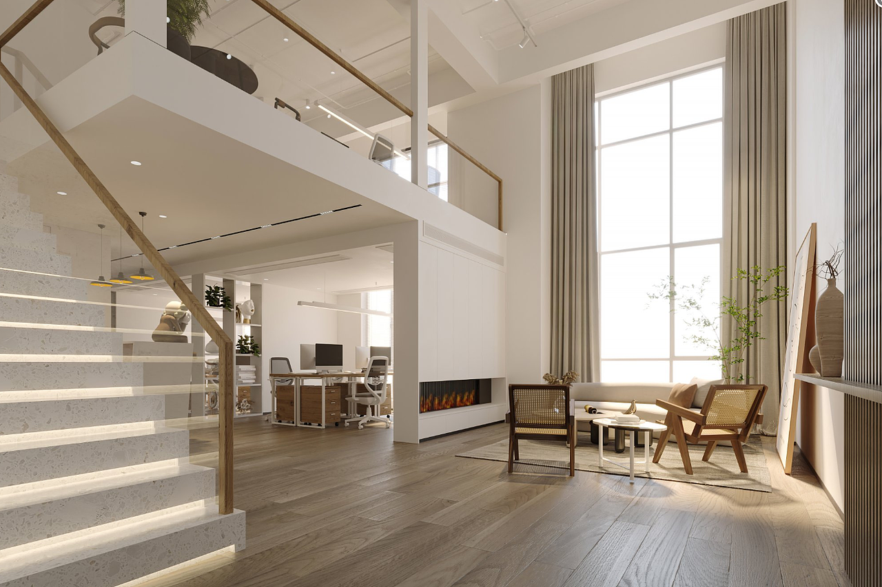 工作室设计（图ZMjU5NzQwNTI4） - 商业空间设计 - 站酷设计师1992效果图李倩倩原创素材 - 站酷ZCOOL