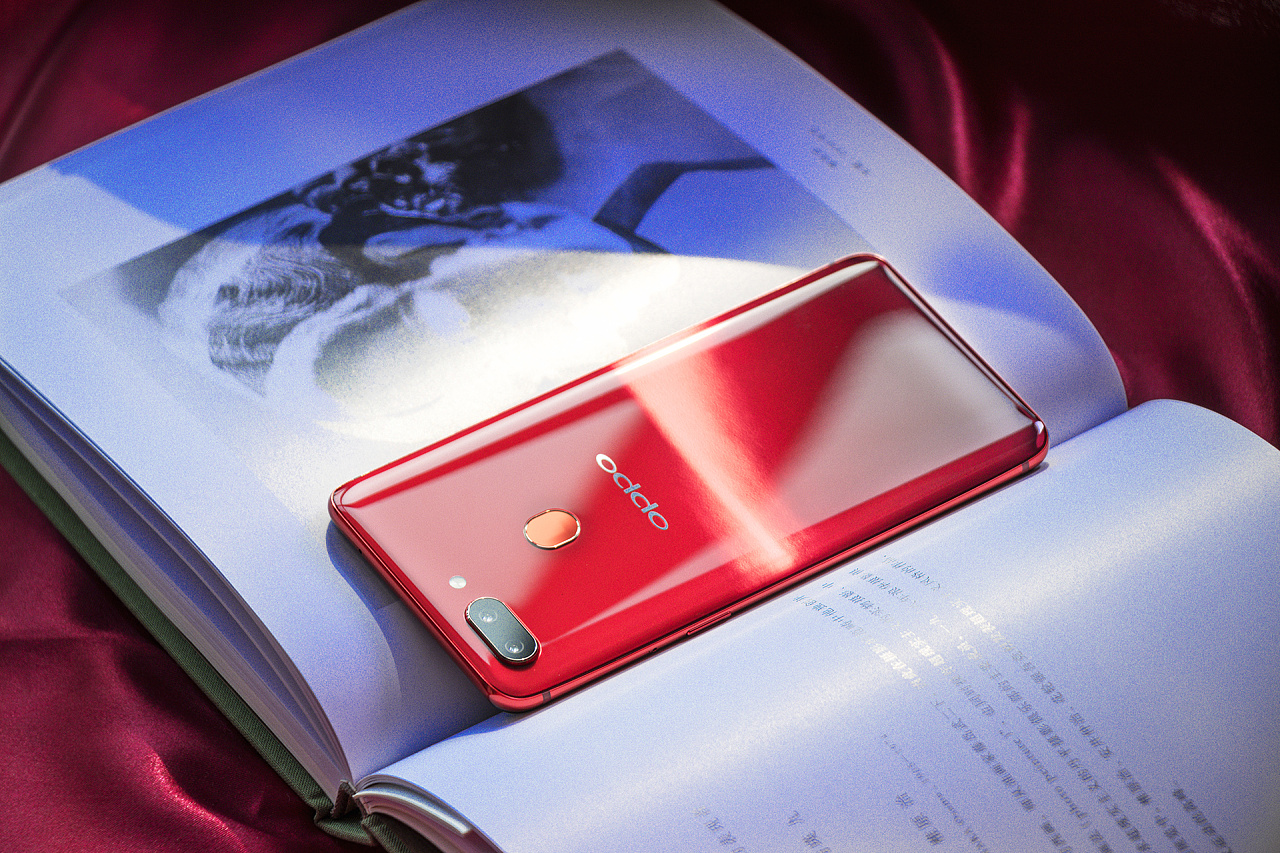 oppo r15梦镜红配色超梦幻图赏作品