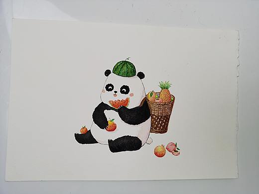Q版熊猫—四川熊猫衍生画中国风特色