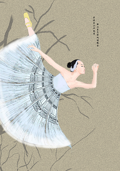 以徽州为元素的系列插画设计（图ZMzU1NTU0NzY=） - 艺术插画 - 站酷设计师741605413原创素材 - 站酷ZCOOL