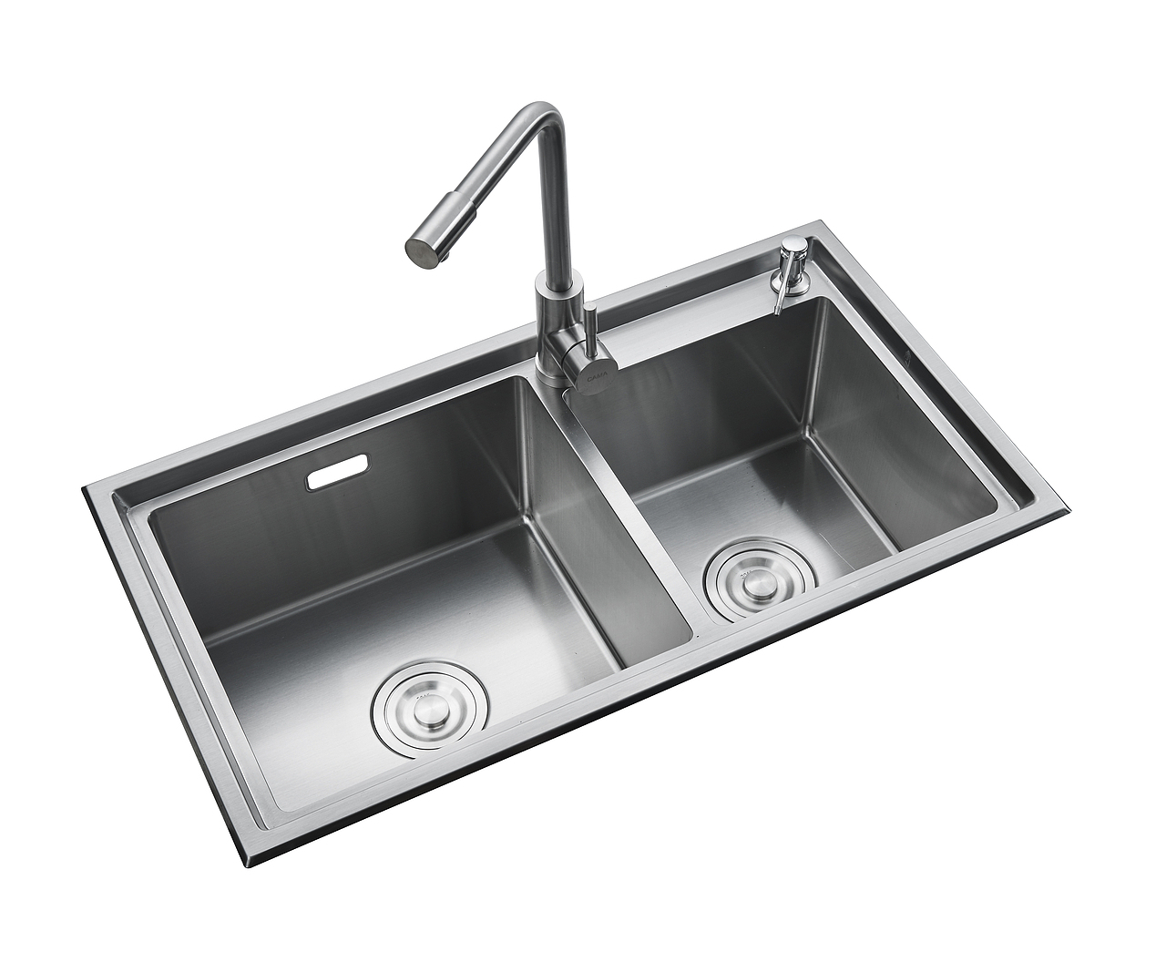 水槽 洗手盆 金属 五金质感白底拍摄