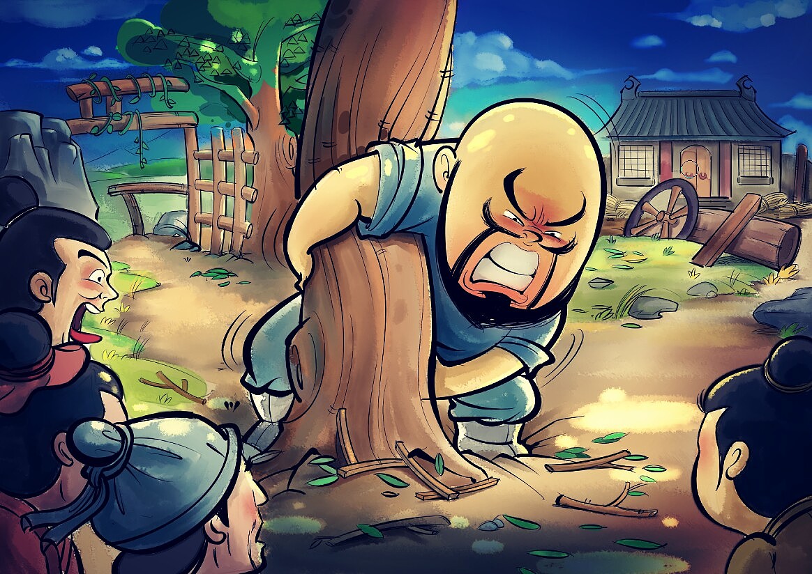 讲好中国故事_水浒之倒拔垂杨柳