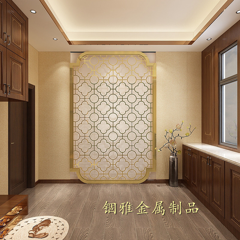 带您了解玫瑰金铝板雕花屏风铝艺镂空镀金花格（图ZMTg5MzIwNDgw） - 家装设计 - 站酷设计师锢雅18566019743原创素材 - 站酷ZCOOL