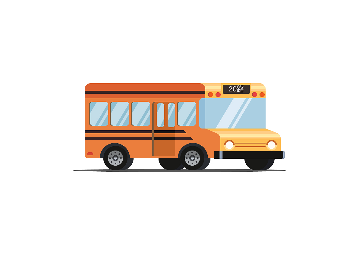 小清新巴士|插画|其他插画|婀娜熊姿 - 原创作品 - 站酷 (zcool)