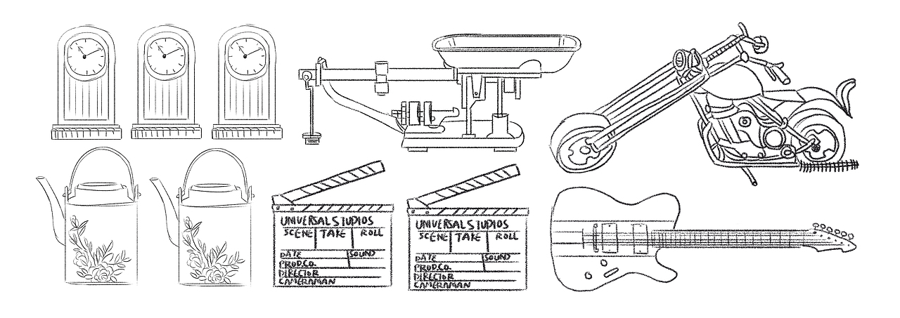 【宝藏】物品线稿笔记