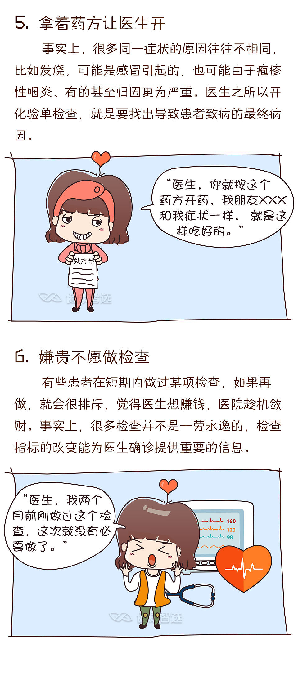 医学漫画：让各科医生无语的6个自我诊断（图ZMjQzNDI4NzIw） - 单幅漫画 - 站酷设计师amyling2017原创素材 - 站酷ZCOOL