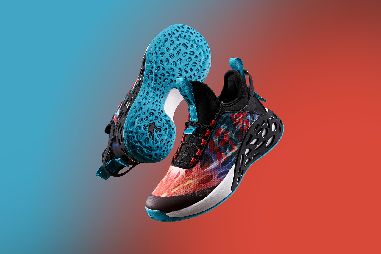 运动鞋创意静物