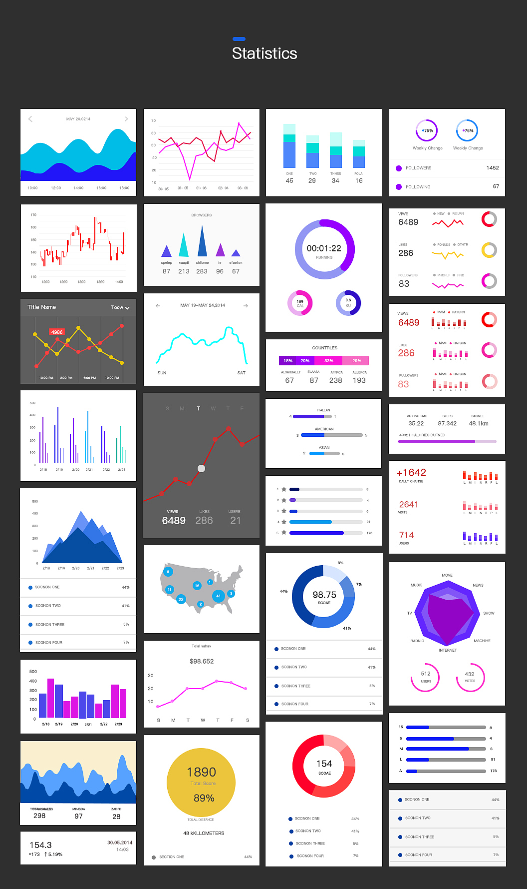 数据可视化（图ZMTc1MDAxNDIw） - 其他UI - 站酷设计师2078s原创素材 - 站酷ZCOOL