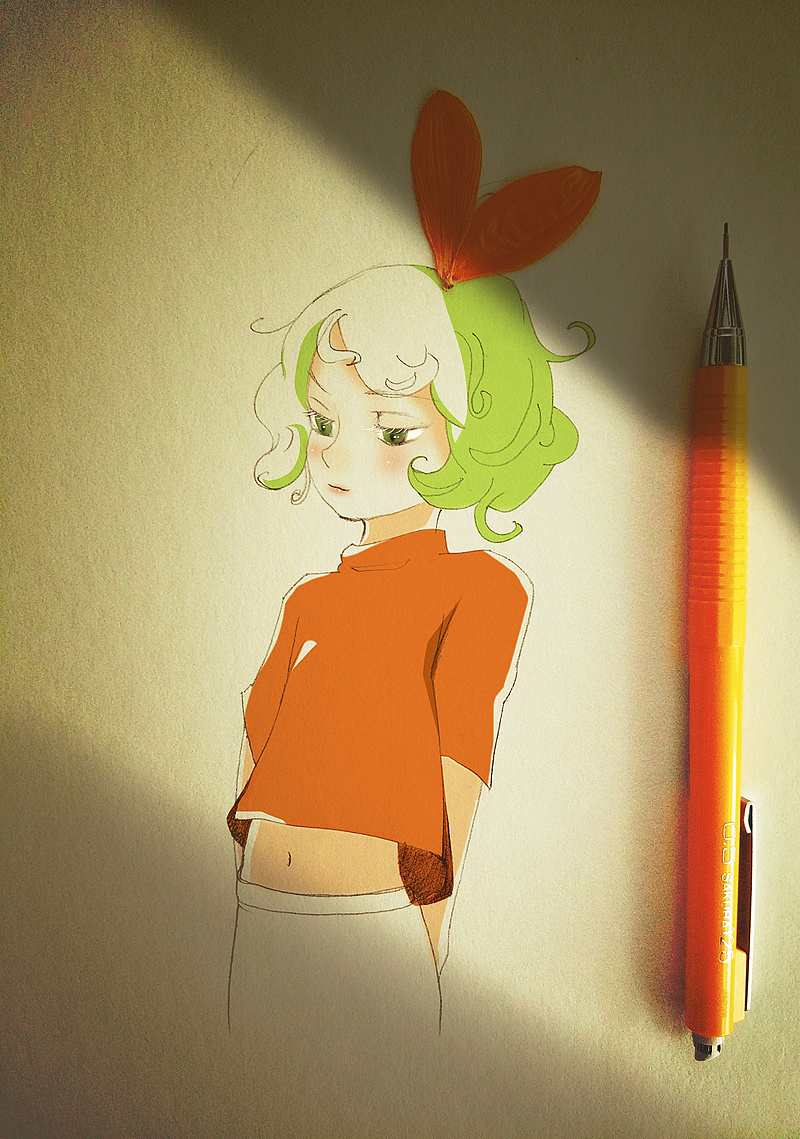 纸绘#电脑绘结合