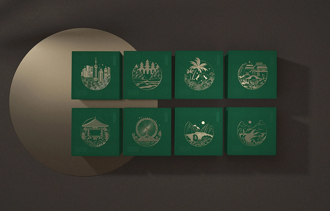 中秋月饼/千里江山月