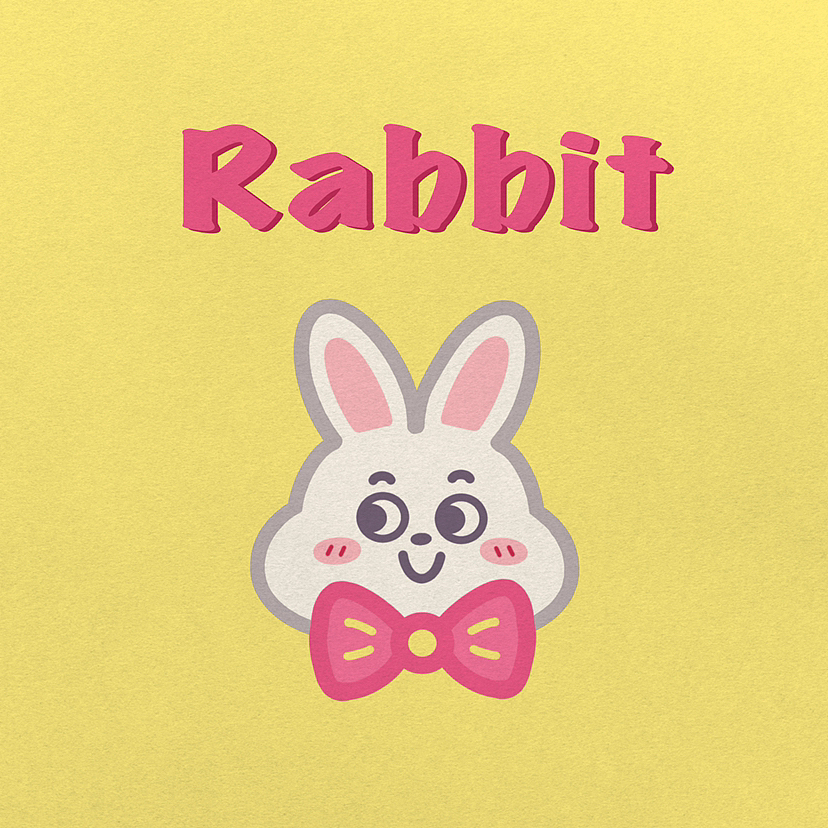 小兔子图案1