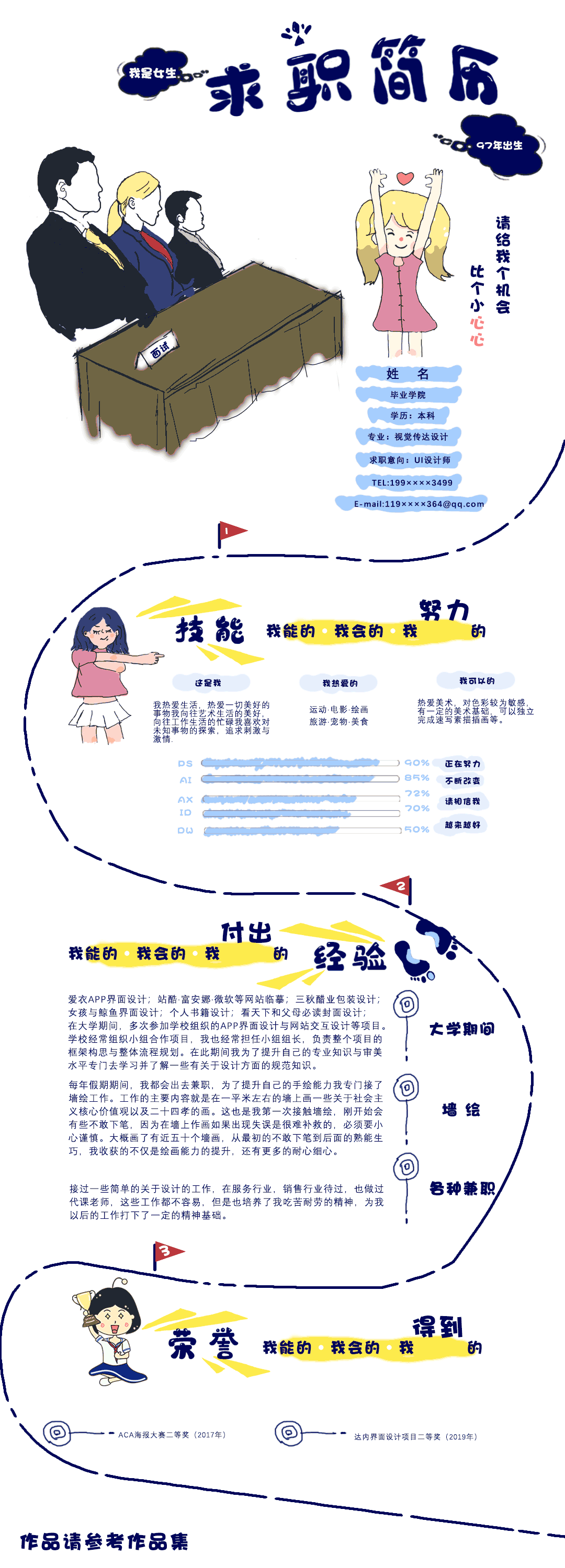创意简历/手绘简历