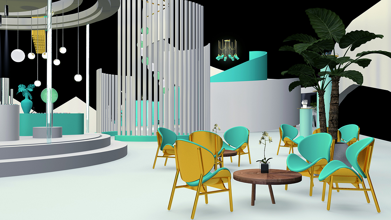 molsion眼镜展示设计课程|空间|展陈设计|meteor666_原创作品-站酷