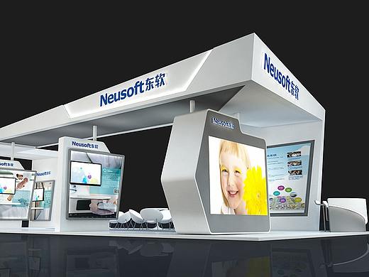 展会 展位 3D效果图 设计