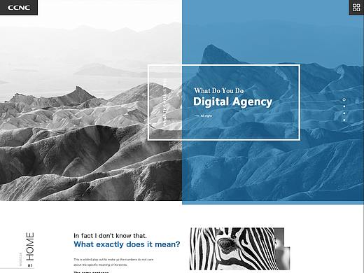 简约企业网站设计/网页设计 练习