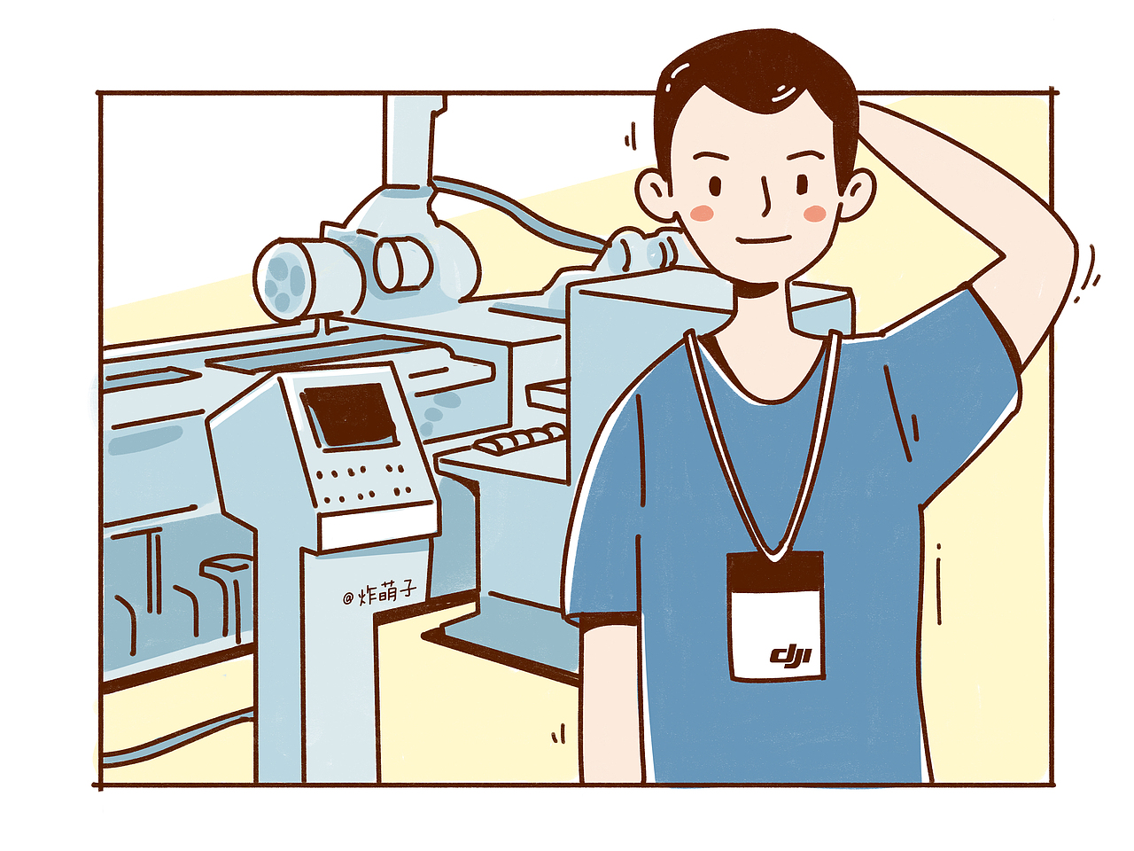 大疆dji | 人物访谈插画