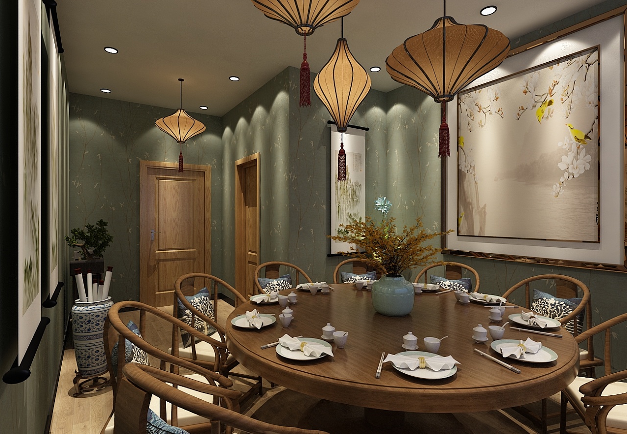 客家餐厅设计：有一种幸福叫，吃客家菜，做客家人|空间|室内设计|艺鼎装饰设计 - 原创作品 - 站酷 (ZCOOL)