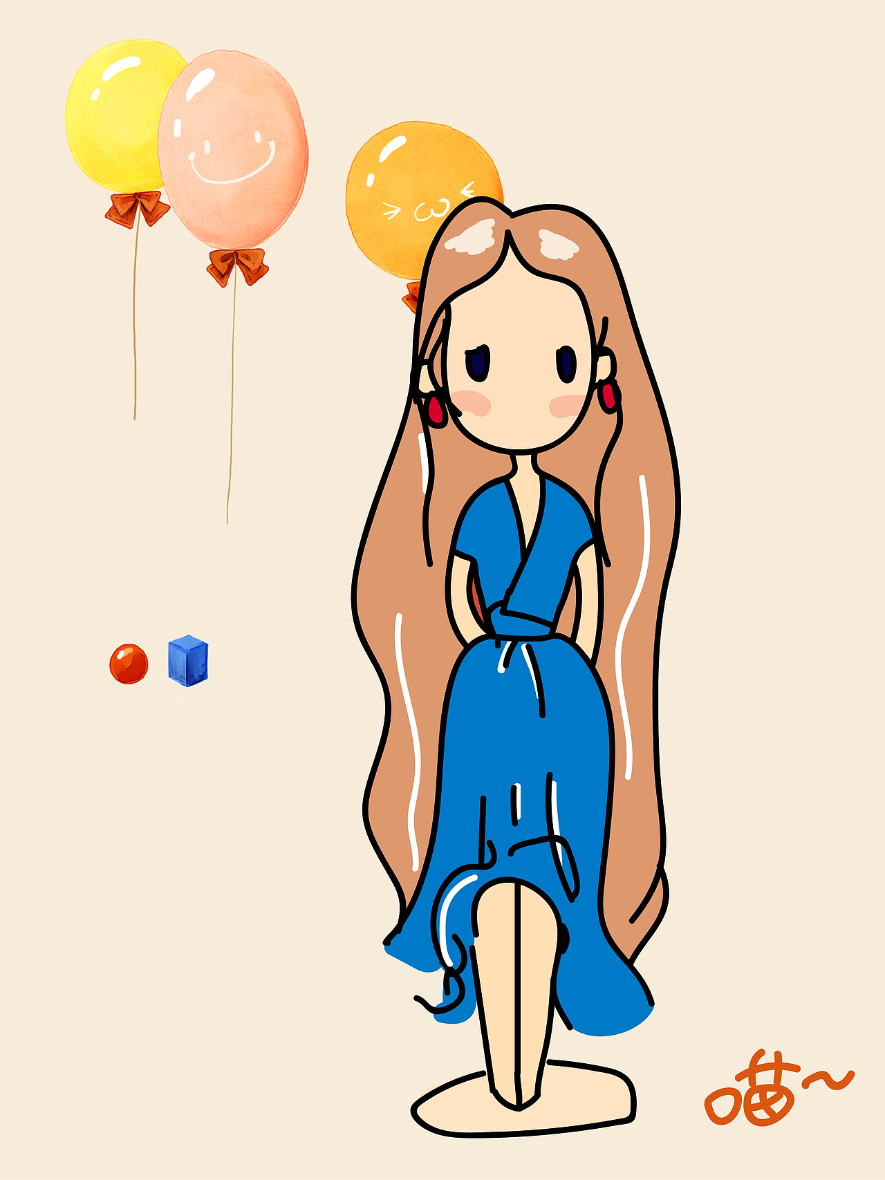 插画、小练习（图ZMTA2MTIxMzU2） - 创作习作 - 站酷设计师房子棋111原创素材 - 站酷ZCOOL