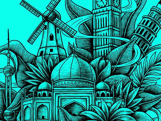 習(xí)作插畫（個(gè)人主頁(yè)-ZNDQ4ODIzMjQ=） - 商業(yè)插畫 - 站酷設(shè)計(jì)師HUI哈哈原創(chuàng)素材 - 站酷ZCOOL