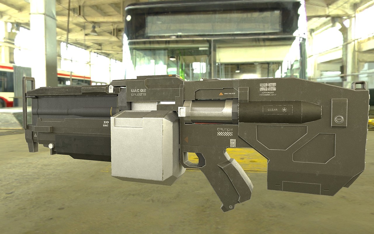 doom2016版机枪模型