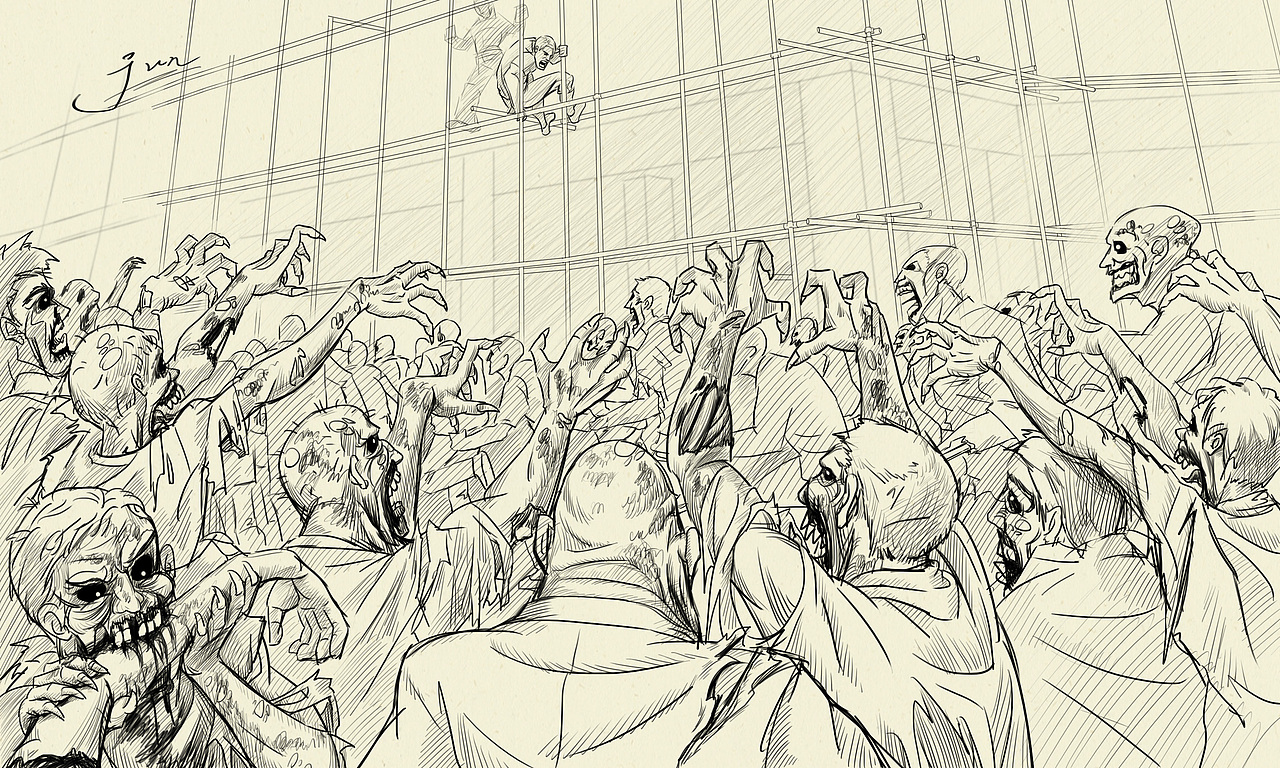 末日蟑螂小说插画习作4059章