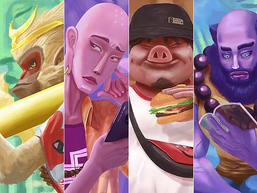 佛在心中坐（个人主页-ZNTI3MjgxMTI=） - 创作习作 - 站酷设计师画渣大獴原创素材 - 站酷ZCOOL