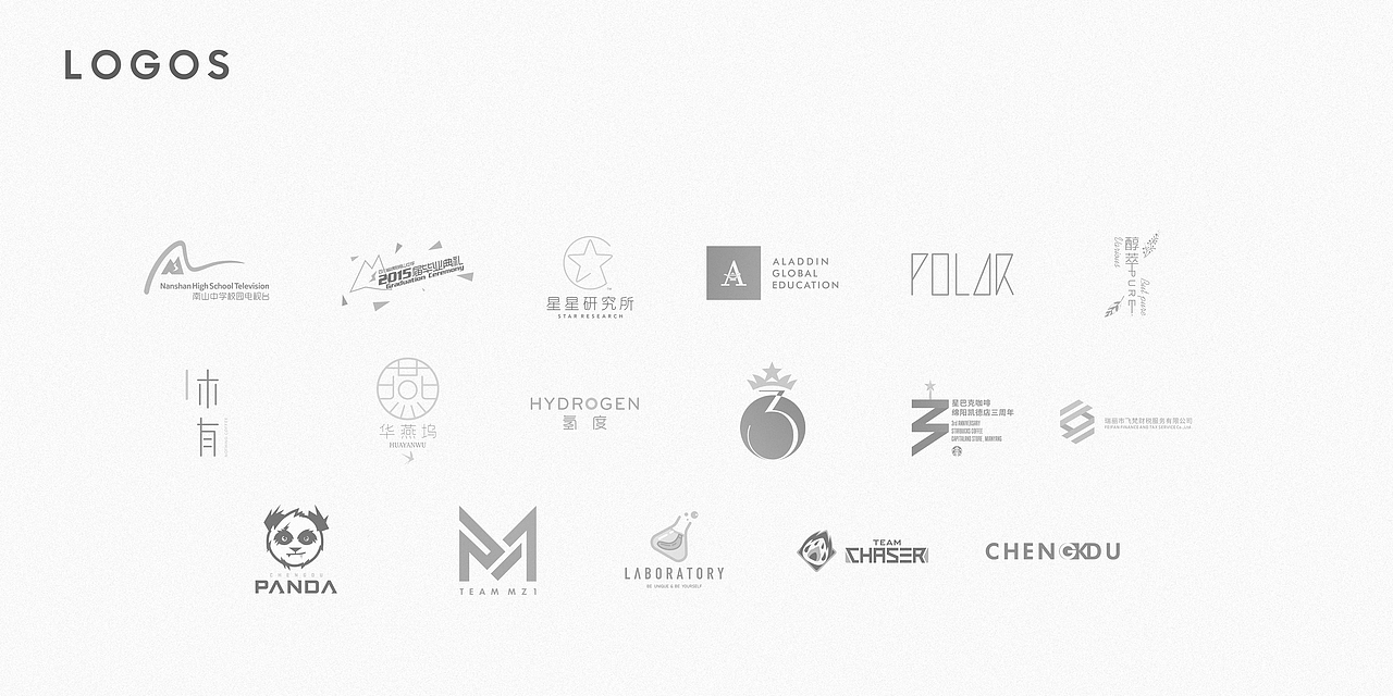 部分个人商用 LOGO 合集（图ZMjMyMDE4NTQ0） - 品牌 - 站酷设计师SilenChan原创素材 - 站酷ZCOOL