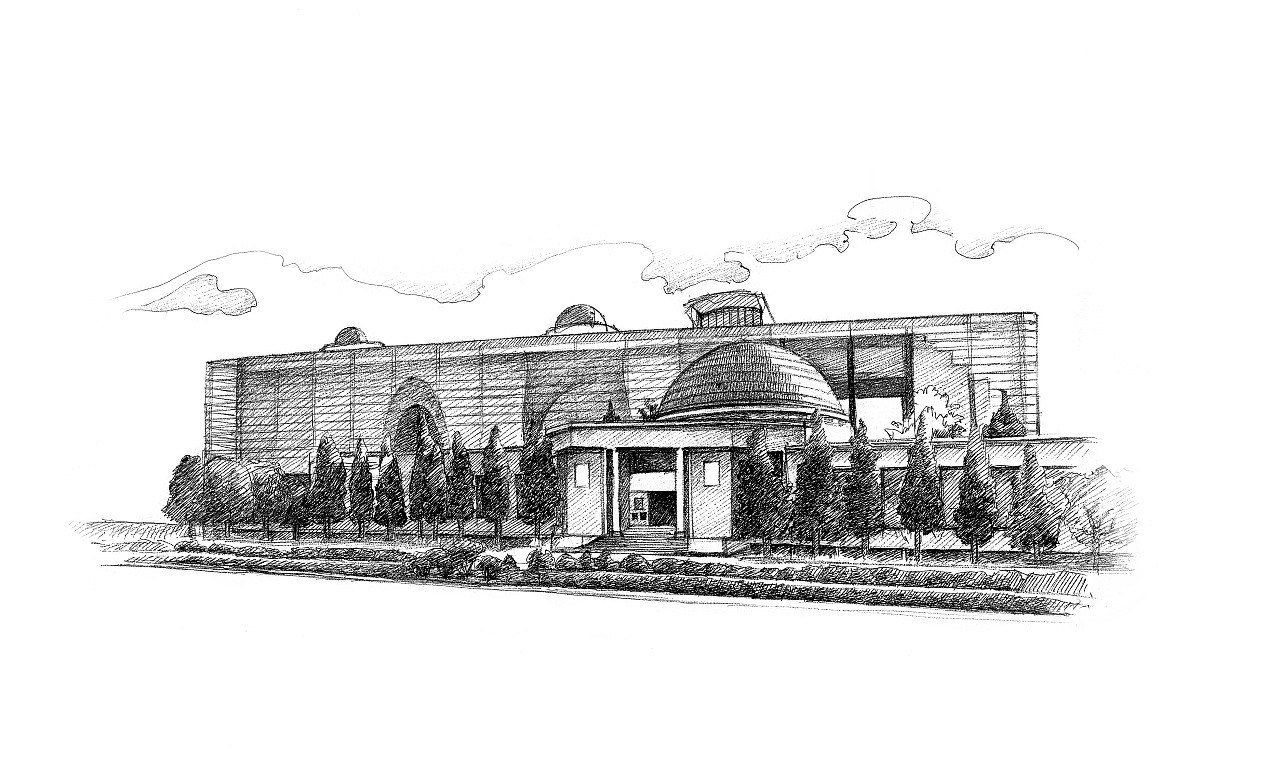 《博物馆100》上册插图|插画|艺术插画|谢昊伊