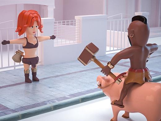 一周一练（部落冲突角色建模）