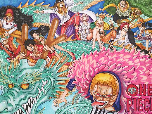 海贼王扉页马克笔插画练习
