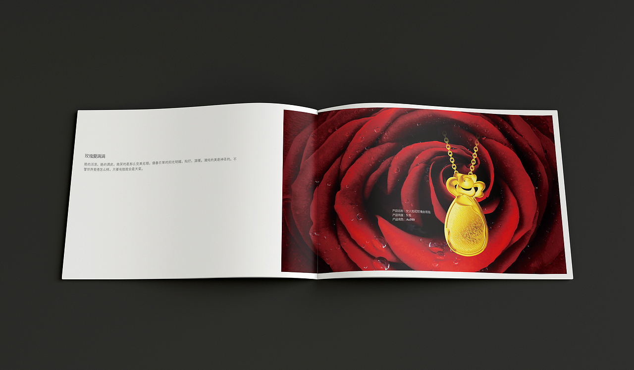 中国风-时尚简约-珠宝画册设计