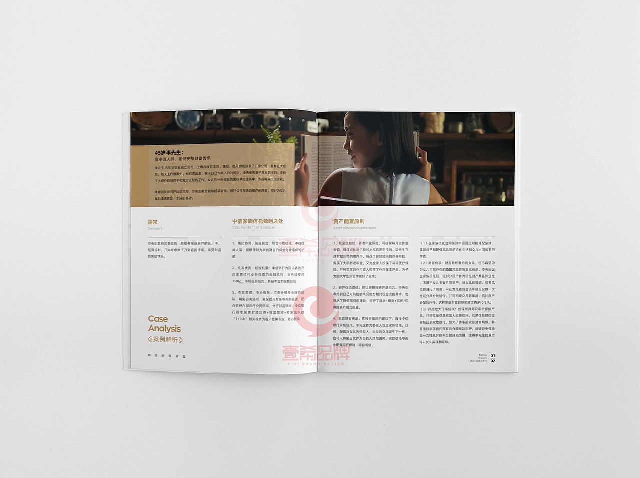 一希品牌设计--银行画册宣传册设计