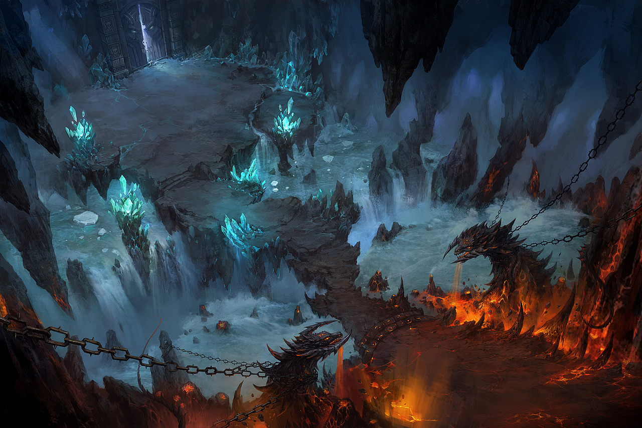 游戏场景插画（图ZODA2MTkxMDQ=） - 游戏原画 - 站酷设计师猛彁_RM原创素材 - 站酷ZCOOL