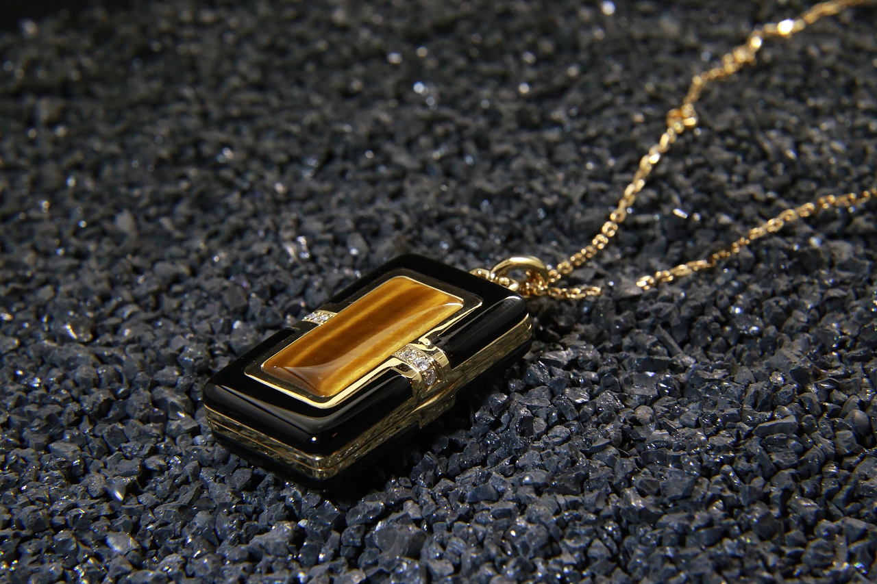 灵犀情侣开合指纹项链（图ZNjU4OTczNjg=） - 首饰设计 - 站酷设计师City_L原创素材 - 站酷ZCOOL