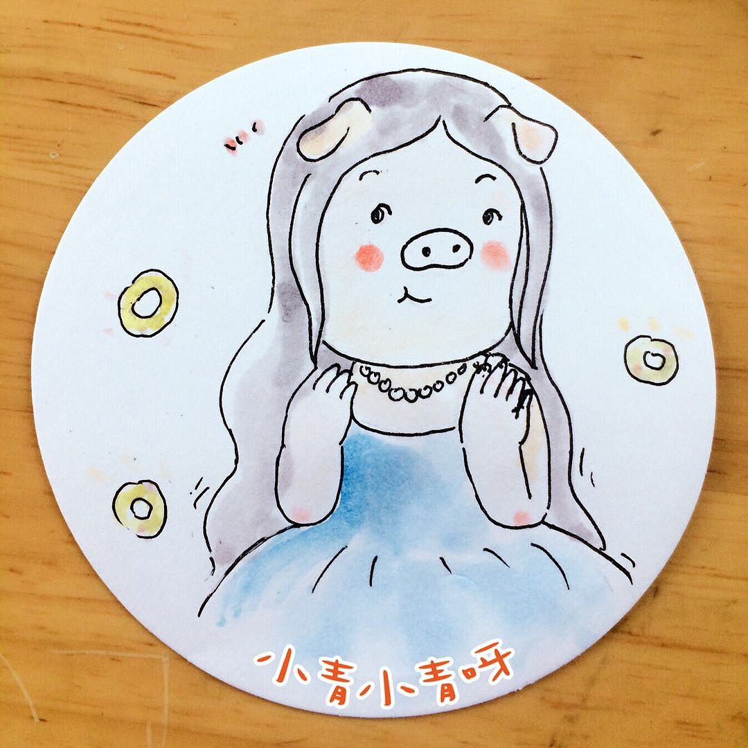 手绘小杯垫（图ZMTI3OTM0NDYw） - 绘画 - 站酷设计师小青小青呀原创素材 - 站酷ZCOOL